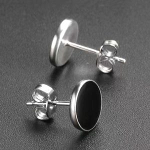1 Pair of Punk Stainless Steel Pierced Earrings for Men and Women - Hip Hop Fashion Jewelry for Parties, Dates, and Holiday Gifts