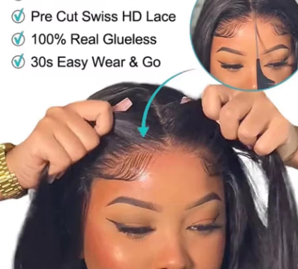 Body Wave Glueless Human Hair Wigs - Comfortable, Glue-Free Hoods for Effortless Style - Image 5