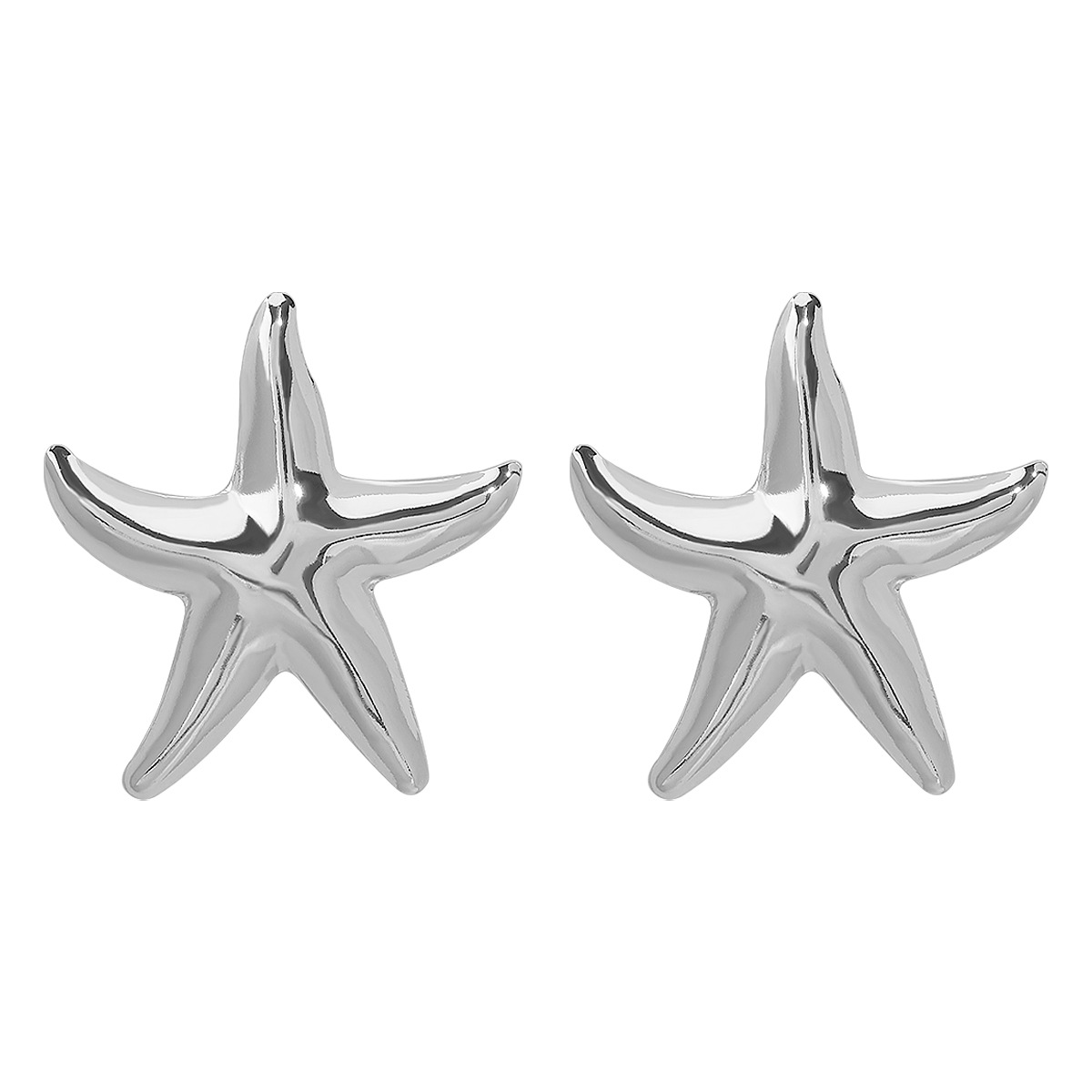 Stylish Minority Fashion Metal Starfish Earrings - Trendy Ocean-Inspired Jewelry - Image 9