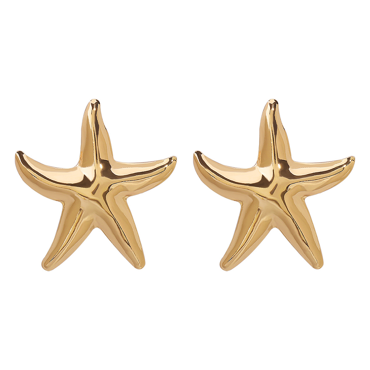 Stylish Minority Fashion Metal Starfish Earrings - Trendy Ocean-Inspired Jewelry - Image 10