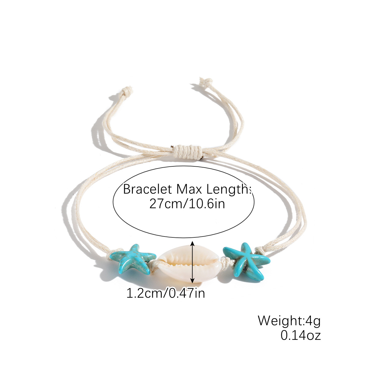 Bohemian Handcrafted Knotted Shell Starfish Bracelet - Unique Beach Jewelry - Image 13