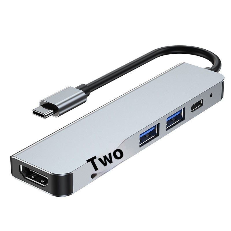 Portable Six-in-One Expansion Dock for Notebook and Tablet Computers - Image 3