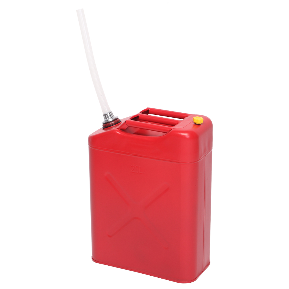 20L Red Oil Drum with 0.6mm Thickness and Plastic Pouring Pipe for Easy Use - Image 11