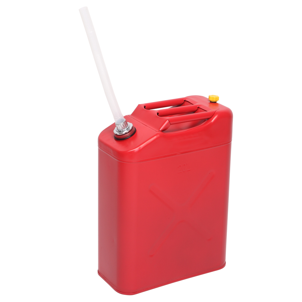 20L Red Oil Drum with 0.6mm Thickness and Plastic Pouring Pipe for Easy Use - Image 14