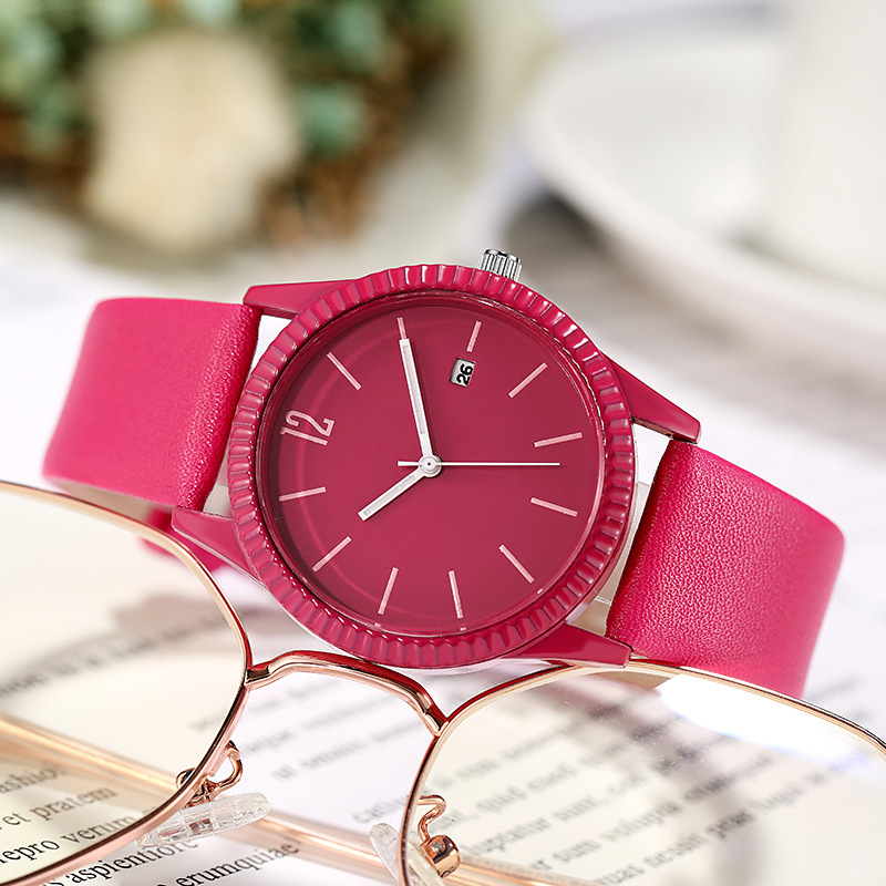 Stylish Multifunctional Calendar Belt Quartz Watch for Every Occasion - Image 6