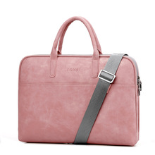 Stylish Faux Leather Laptop Bag for Women - Perfect for Work & Travel - Image 2