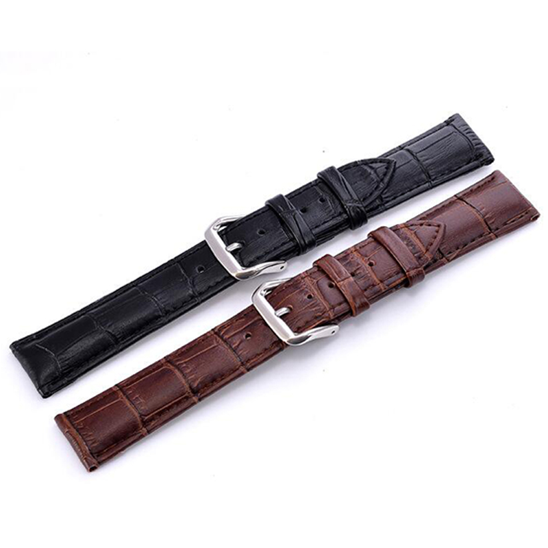 Stylish Leather Strap Watch Accessories with Comfortable Flat Interface and Slub Pattern - Image 2