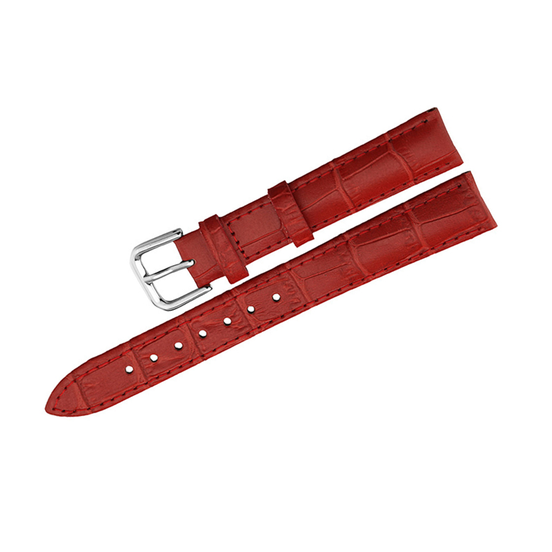 Stylish Leather Strap Watch Accessories with Comfortable Flat Interface and Slub Pattern - Image 3