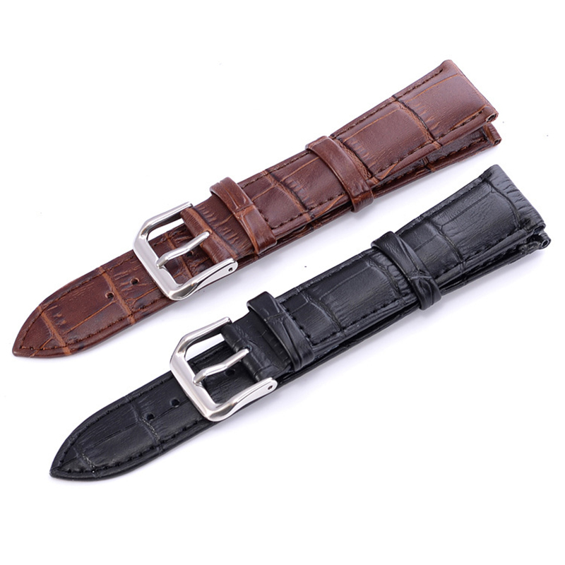 Stylish Leather Strap Watch Accessories with Comfortable Flat Interface and Slub Pattern - Image 4