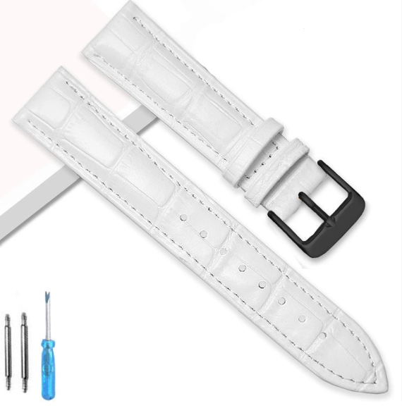 Stylish Leather Strap Watch Accessories with Comfortable Flat Interface and Slub Pattern - Image 7