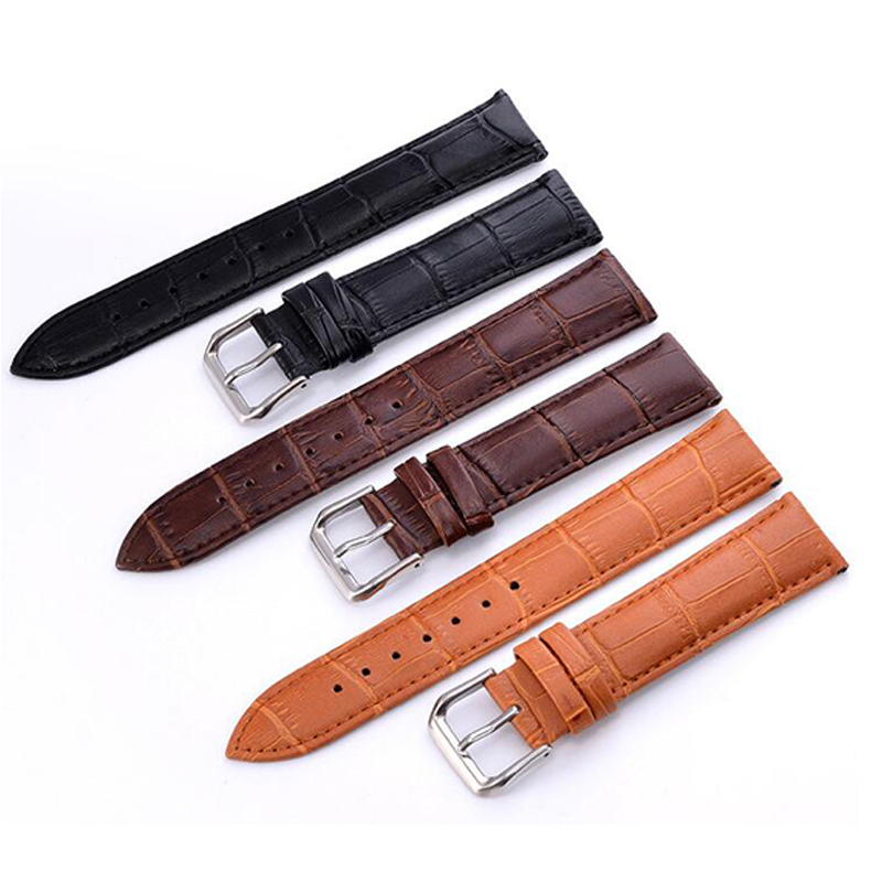 Stylish Leather Strap Watch Accessories with Comfortable Flat Interface and Slub Pattern - Image 8