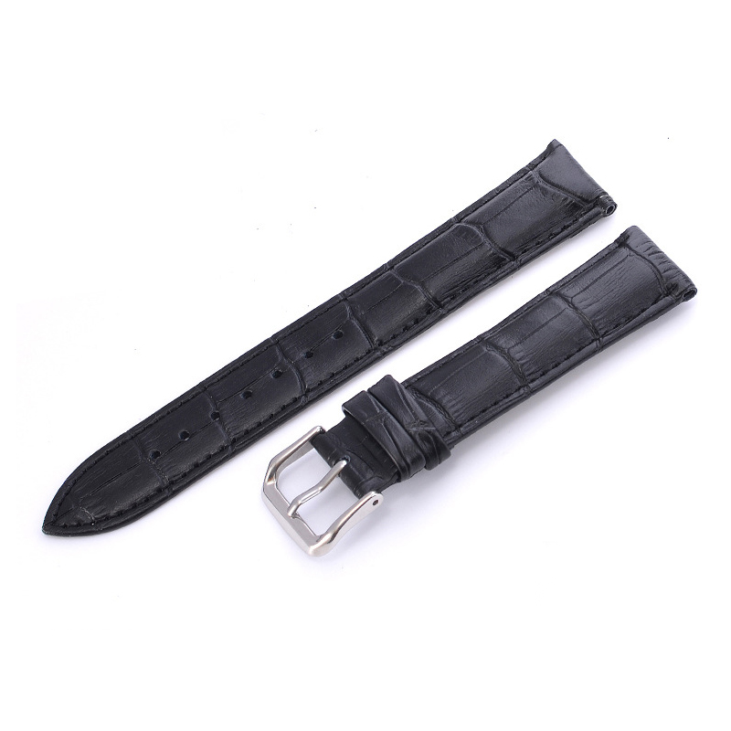 Stylish Leather Strap Watch Accessories with Comfortable Flat Interface and Slub Pattern - Image 9