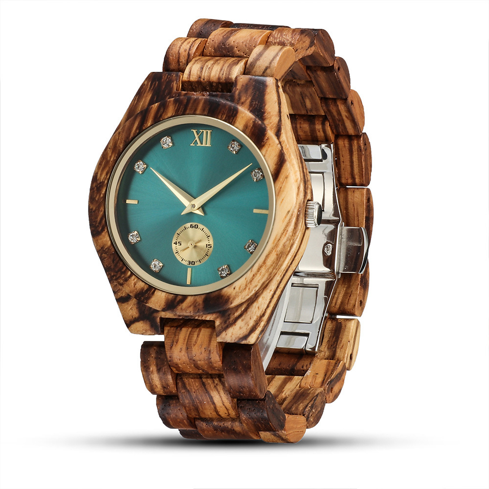 Stylish Women's Quartz Wood Watch - Eco-Friendly Timepiece for Every Occasion - Image 2