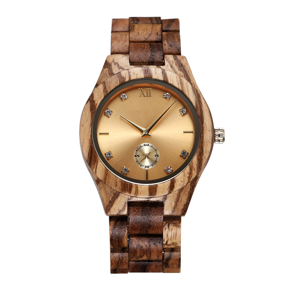 Stylish Women's Quartz Wood Watch - Eco-Friendly Timepiece for Every Occasion - Image 3