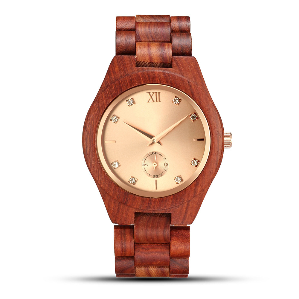 Stylish Women's Quartz Wood Watch - Eco-Friendly Timepiece for Every Occasion - Image 5