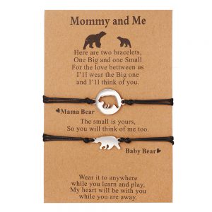 Bohemian Couple Bracelet - Stylish Card Design for Unique Fashion