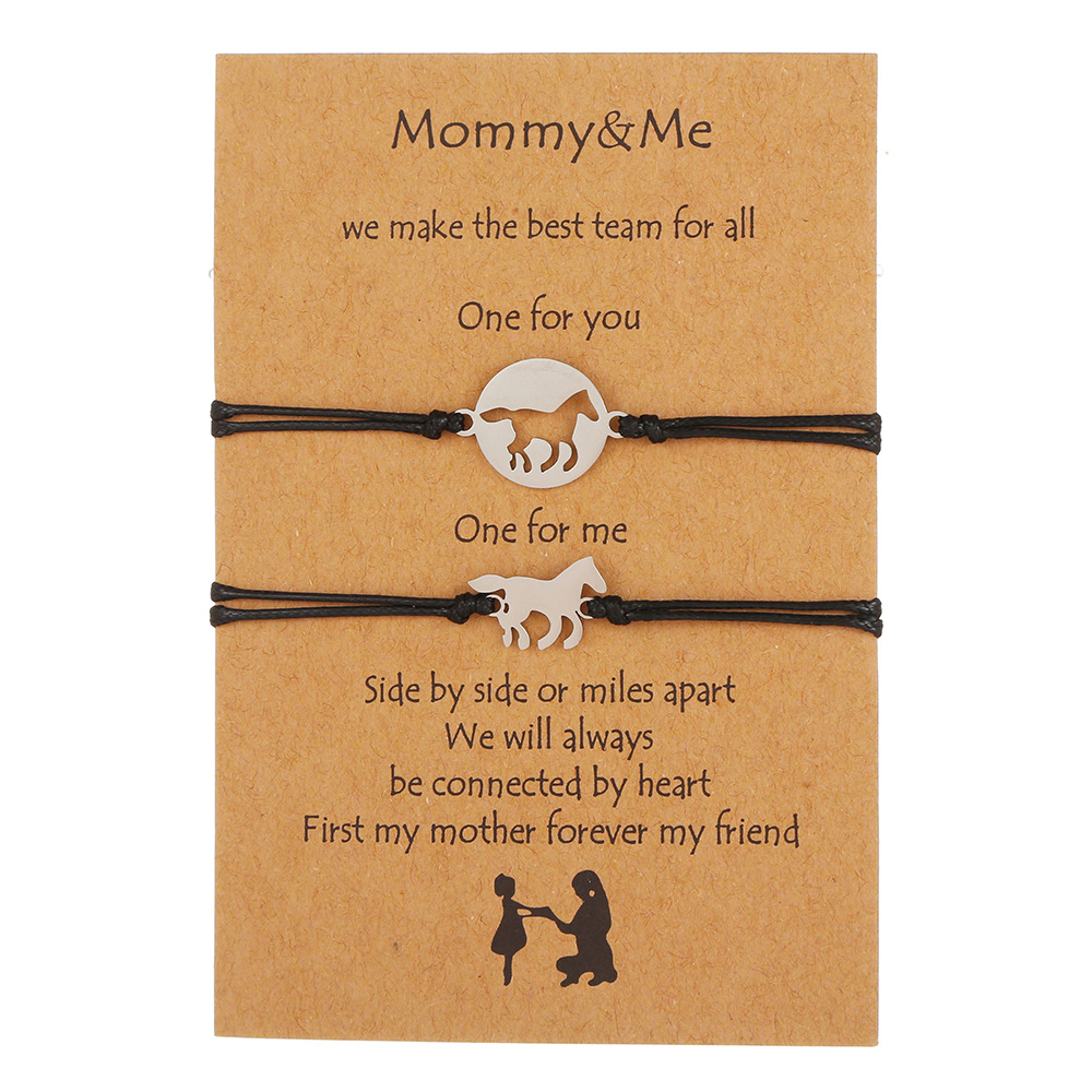 Bohemian Couple Bracelet - Stylish Card Design for Unique Fashion - Image 3