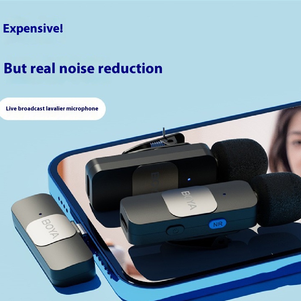 Wireless Microphone Collar Clip for Mobile Live Streaming & Video Recording - Image 6