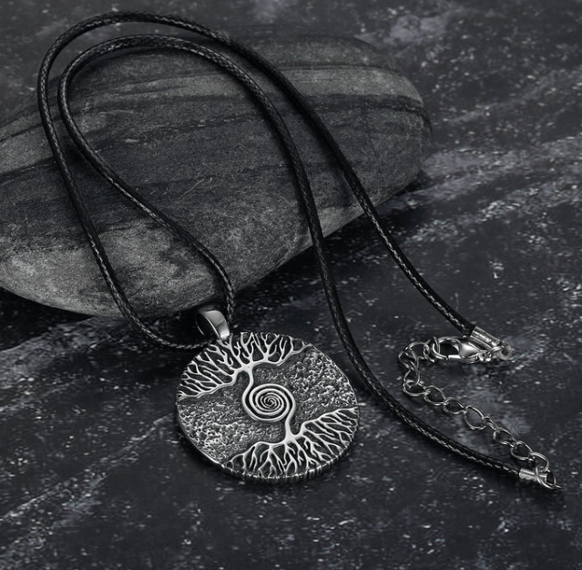 Asgard Celtic Tree of Life Pendant & Chain - Handcrafted Elegance