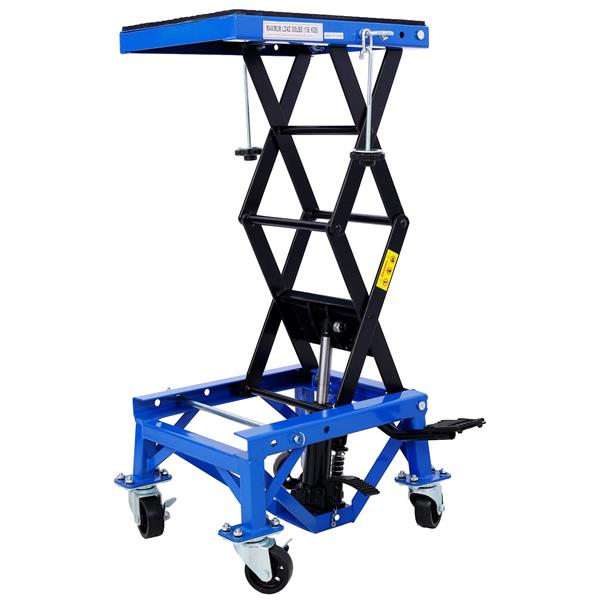 300 Pound Hydraulic Motorcycle Scissor Jack - Ideal Foot Lift for Small Off-Road Vehicles, Blue, Prohibited PlatformTemu - Image 10