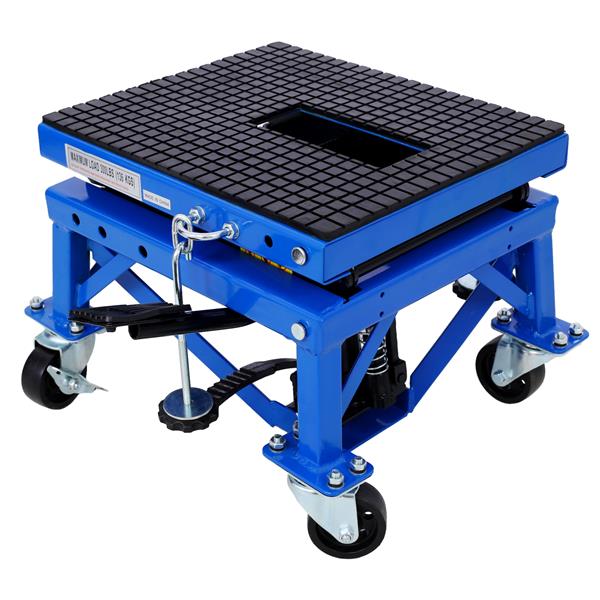 300 Pound Hydraulic Motorcycle Scissor Jack - Ideal Foot Lift for Small Off-Road Vehicles, Blue, Prohibited PlatformTemu - Image 12
