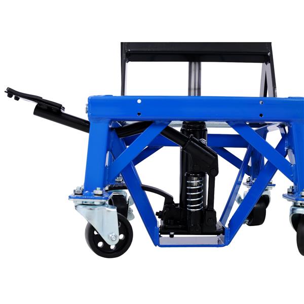 300 Pound Hydraulic Motorcycle Scissor Jack - Ideal Foot Lift for Small Off-Road Vehicles, Blue, Prohibited PlatformTemu - Image 14