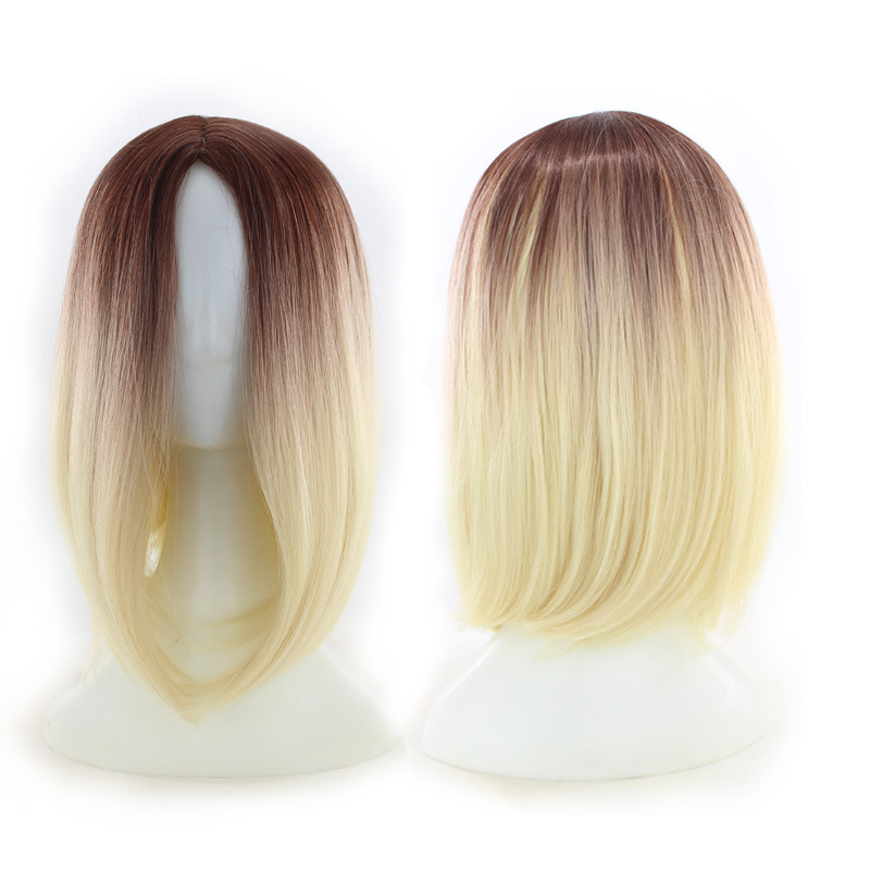 European and American Women's Short Straight Gradient Bobo Wig for Foreign Trade - Image 7