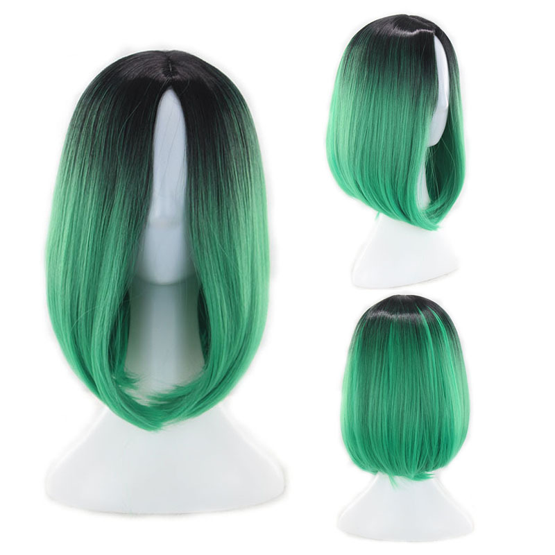 European and American Women's Short Straight Gradient Bobo Wig for Foreign Trade - Image 9