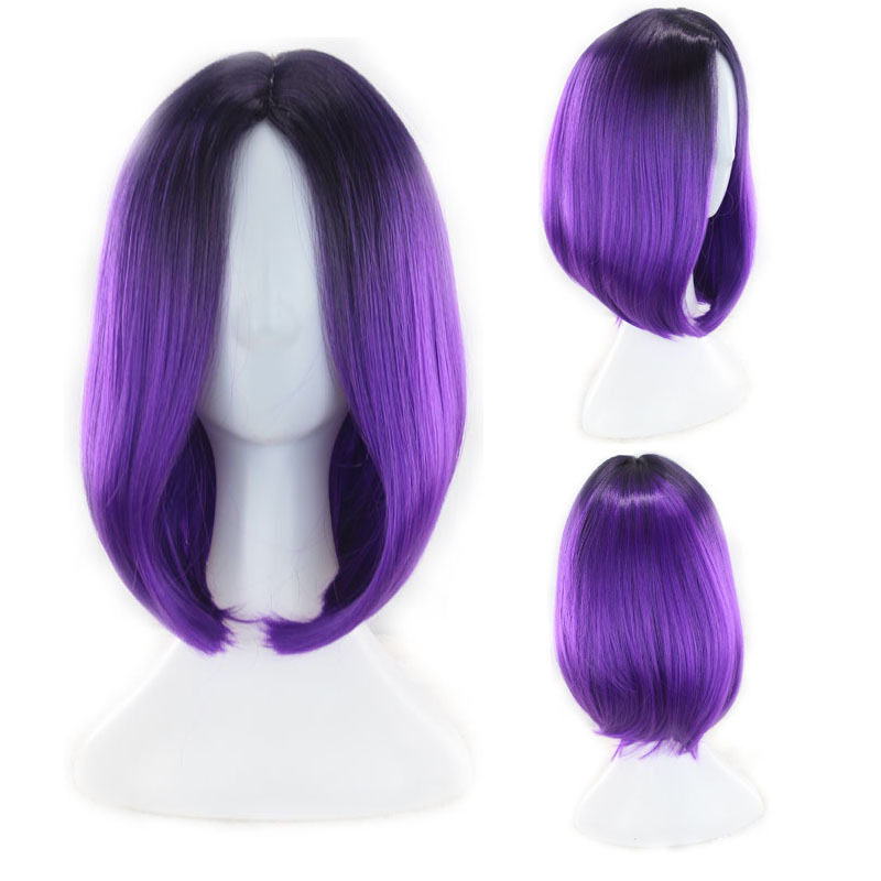 European and American Women's Short Straight Gradient Bobo Wig for Foreign Trade - Image 13