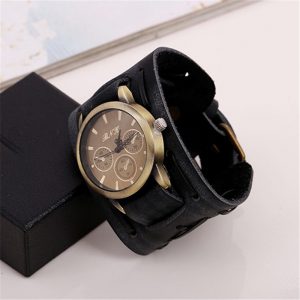 Stylish Retro Cowhide Punk Watches for Men – Foreign Trade Wrist Accessories