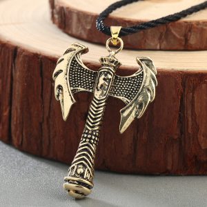 Viking Axe Necklace Inspired by Ancient Greek Design - Unique Pendant