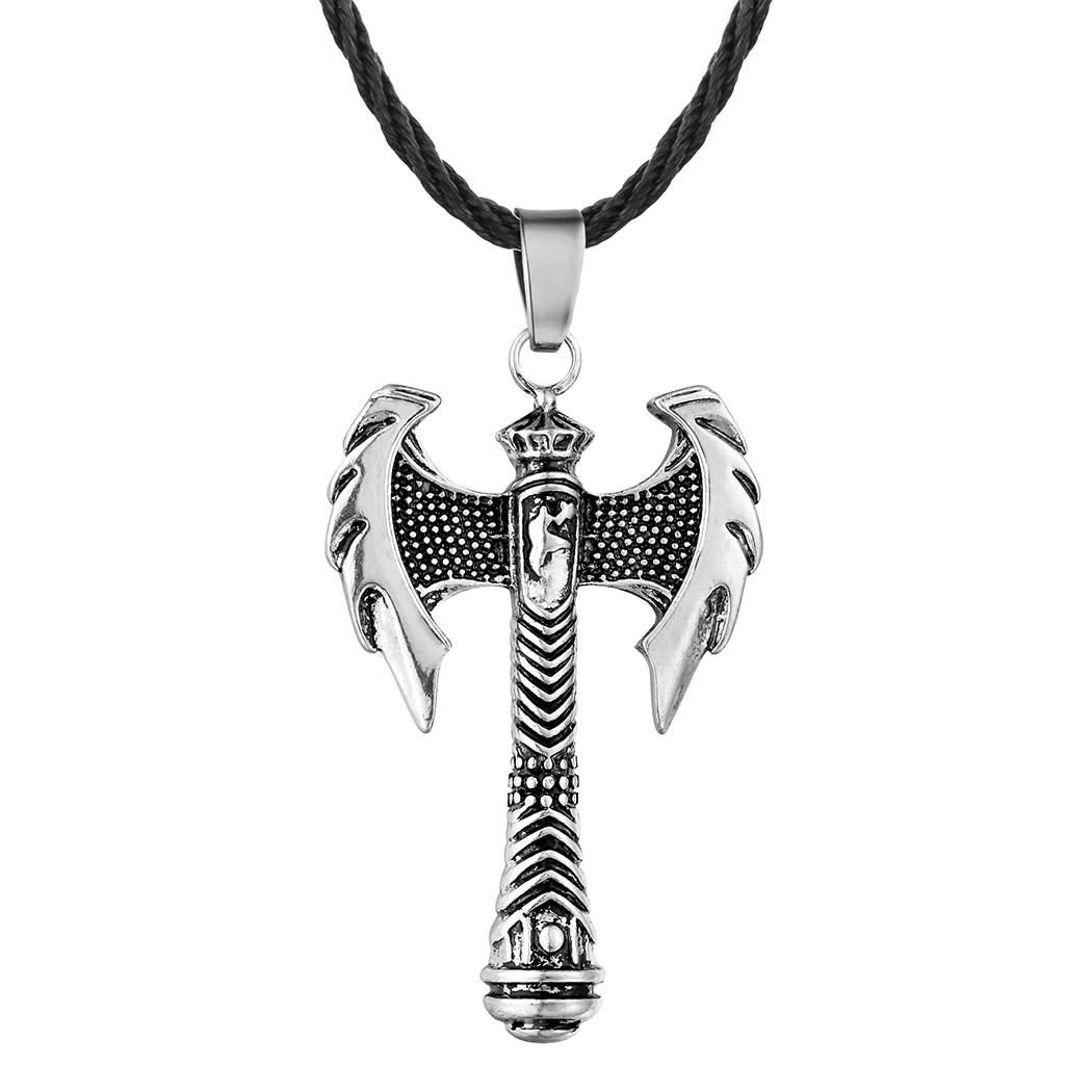 Viking Axe Necklace Inspired by Ancient Greek Design - Unique Pendant - Image 2