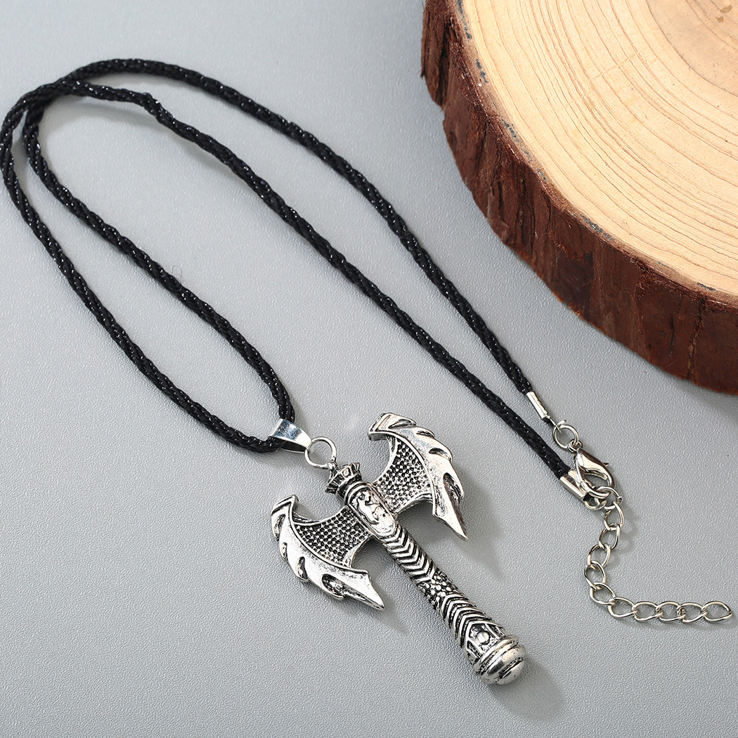 Viking Axe Necklace Inspired by Ancient Greek Design - Unique Pendant - Image 4