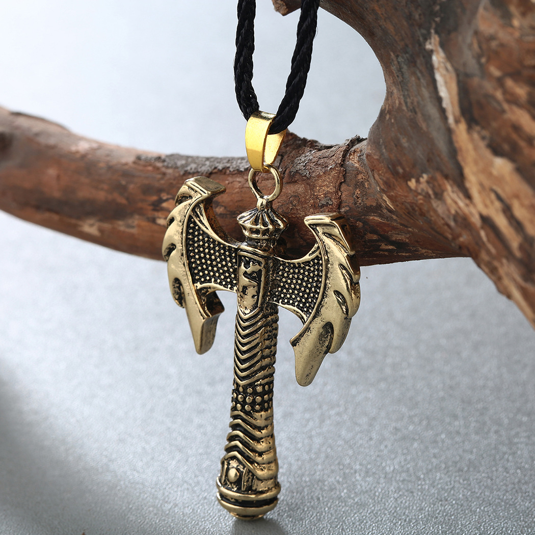 Viking Axe Necklace Inspired by Ancient Greek Design - Unique Pendant - Image 5