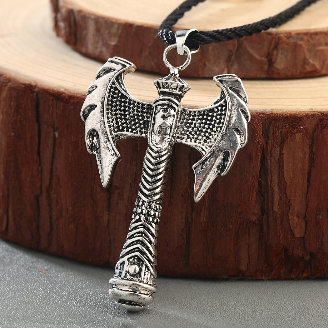 Viking Axe Necklace Inspired by Ancient Greek Design - Unique Pendant - Image 6
