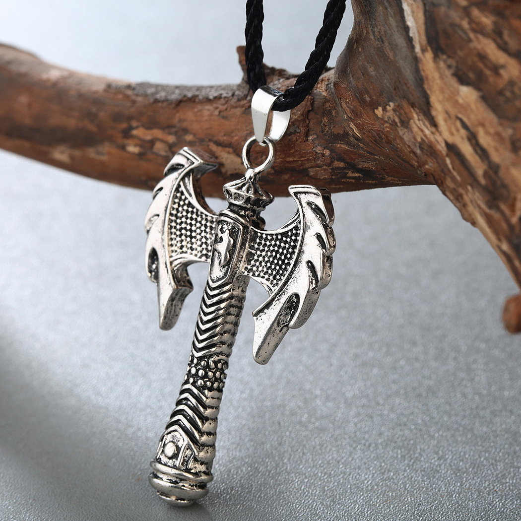 Viking Axe Necklace Inspired by Ancient Greek Design - Unique Pendant - Image 7