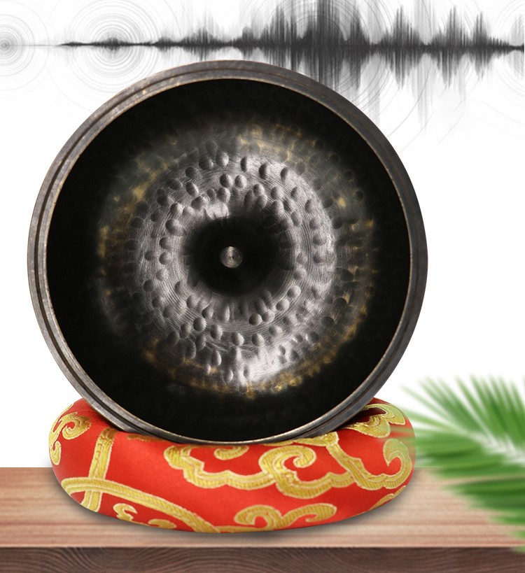 Black Gold Buddha Sound Bowl for Yoga Meditation – Enhance Your Practice - Image 4