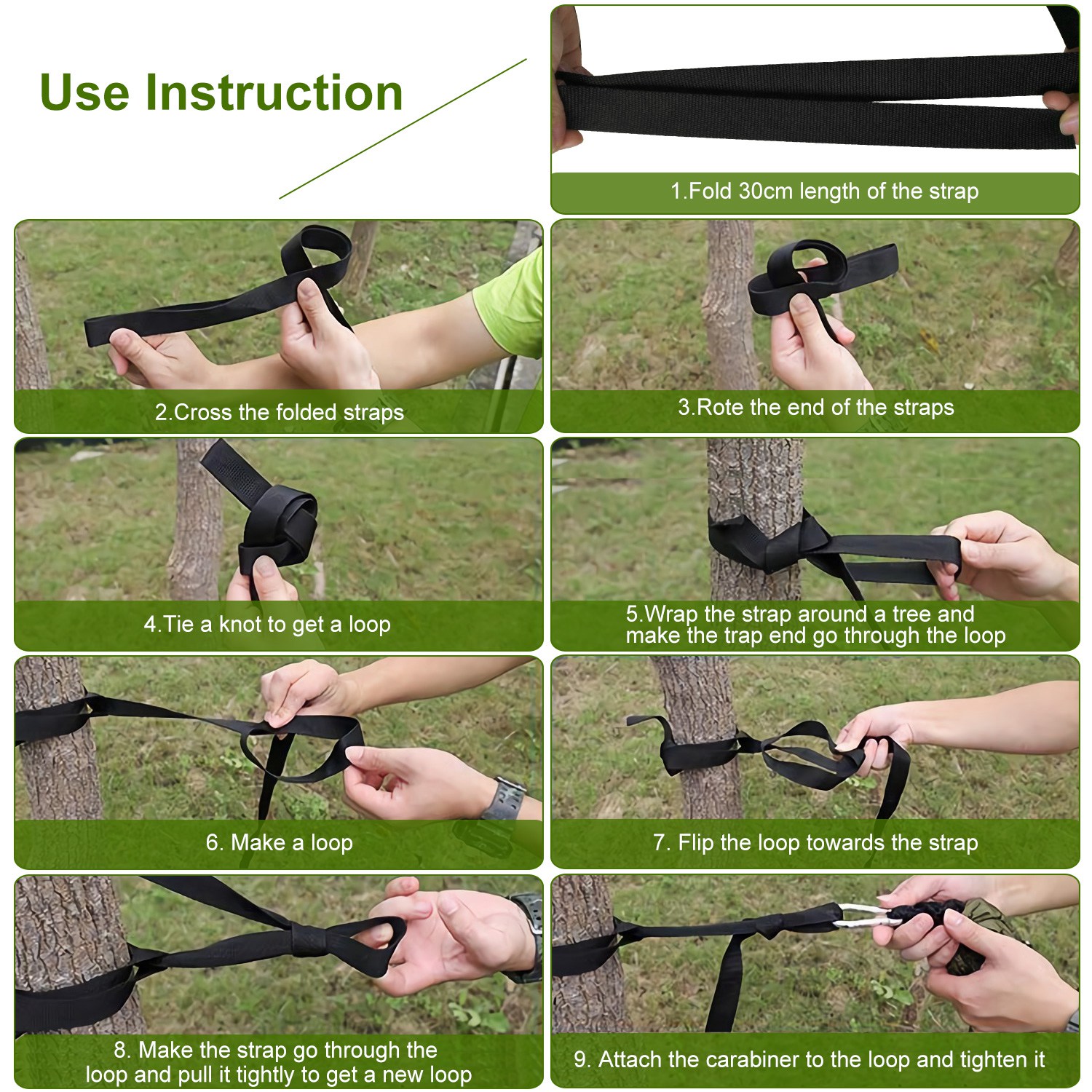 Portable Double Camping Hammock with Bug Net - Ideal for Outdoor Adventures - Image 2