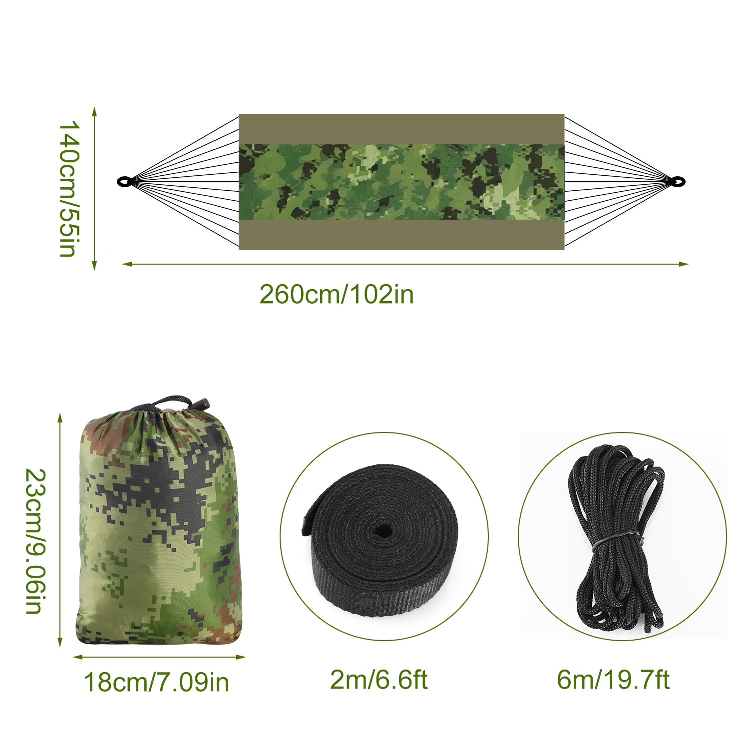 Portable Double Camping Hammock with Bug Net - Ideal for Outdoor Adventures - Image 8