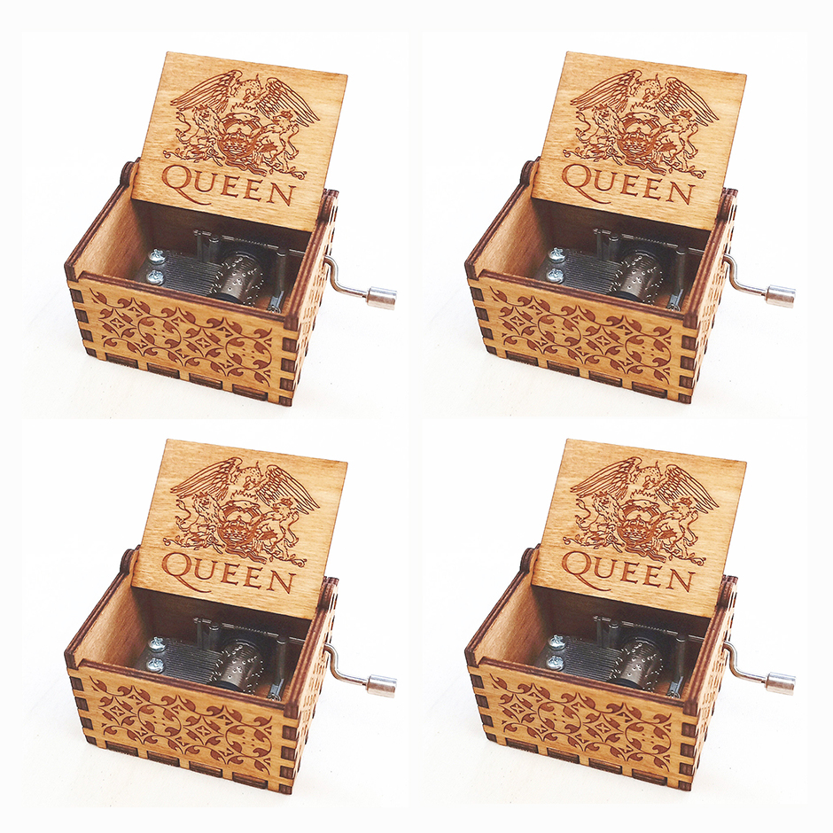 Antique Hand-Carved Wooden Spirited Away Music Box - Perfect Christmas & Birthday Gift, Ideal for Party Decor - Image 17