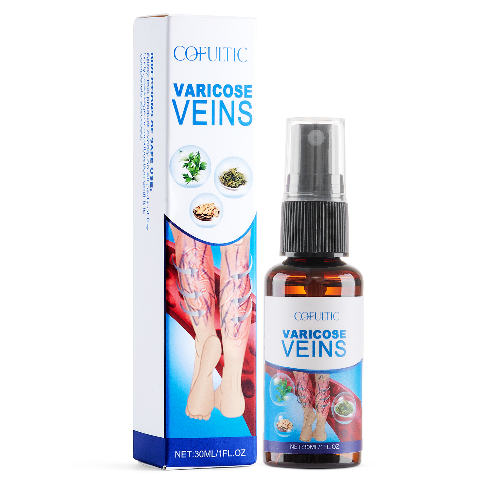 30ml Varicose Vein Spray - Multi-Purpose Knee & Leg Care to Enhance Blood Circulation - Image 8
