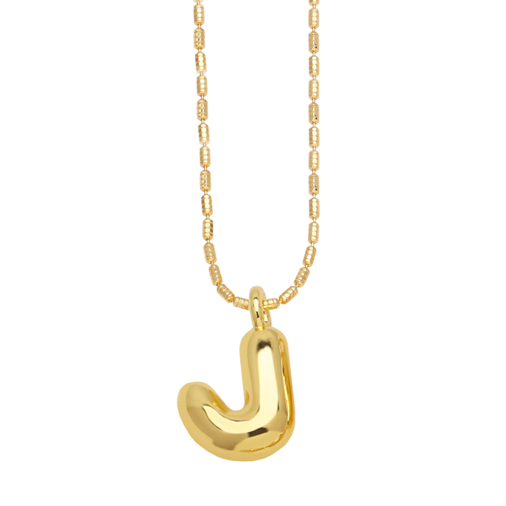 Stylish Gold-Plated Pendant Necklace with 26 English Letters - Versatile Hip Hop Clavicle Chain - Image 7