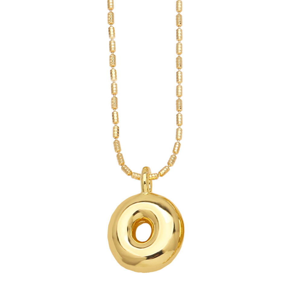 Stylish Gold-Plated Pendant Necklace with 26 English Letters - Versatile Hip Hop Clavicle Chain - Image 13