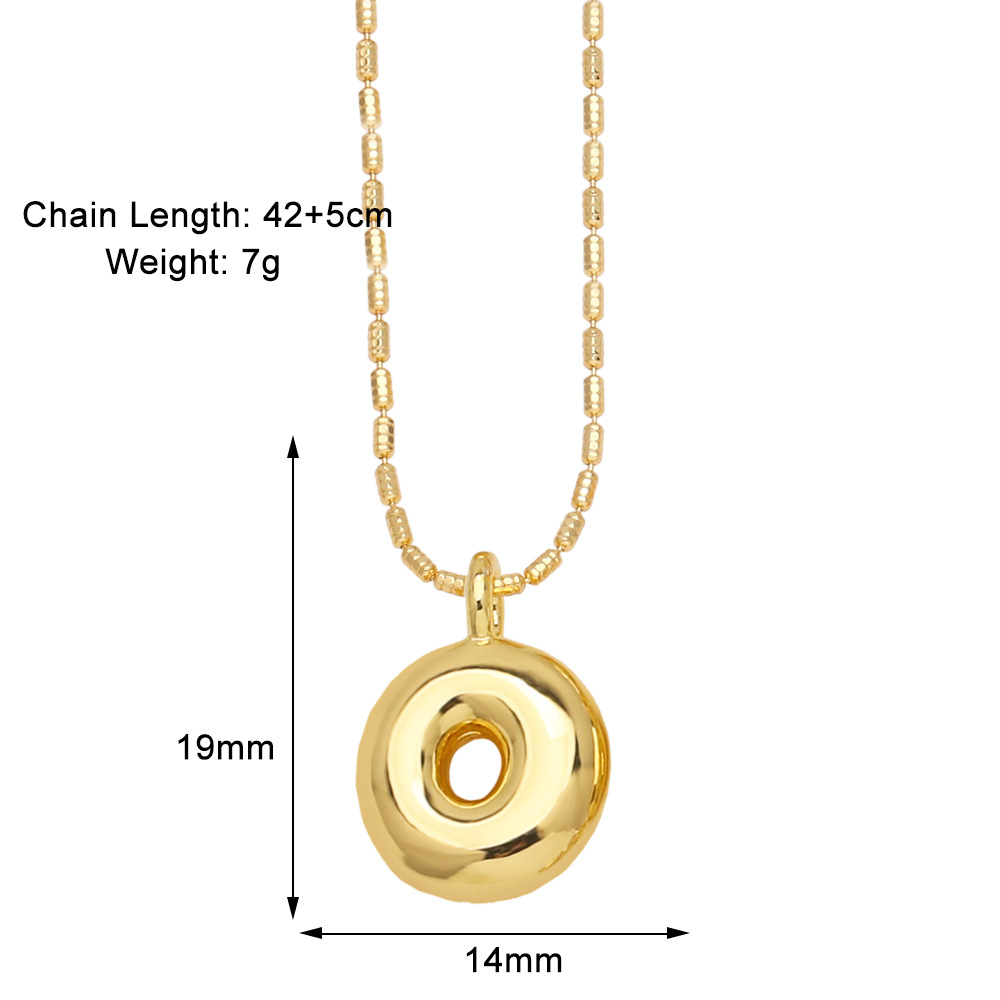 Stylish Gold-Plated Pendant Necklace with 26 English Letters - Versatile Hip Hop Clavicle Chain - Image 26