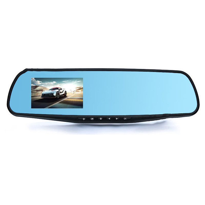 3.5 Inch Rearview Mirror Car Dash Cam with High-Definition Lens - Image 2