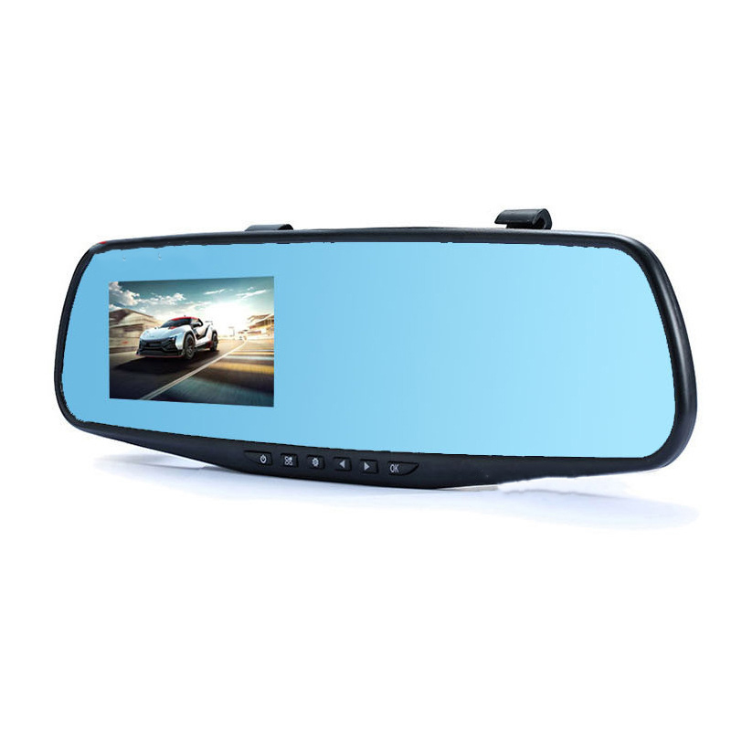 3.5 Inch Rearview Mirror Car Dash Cam with High-Definition Lens - Image 3