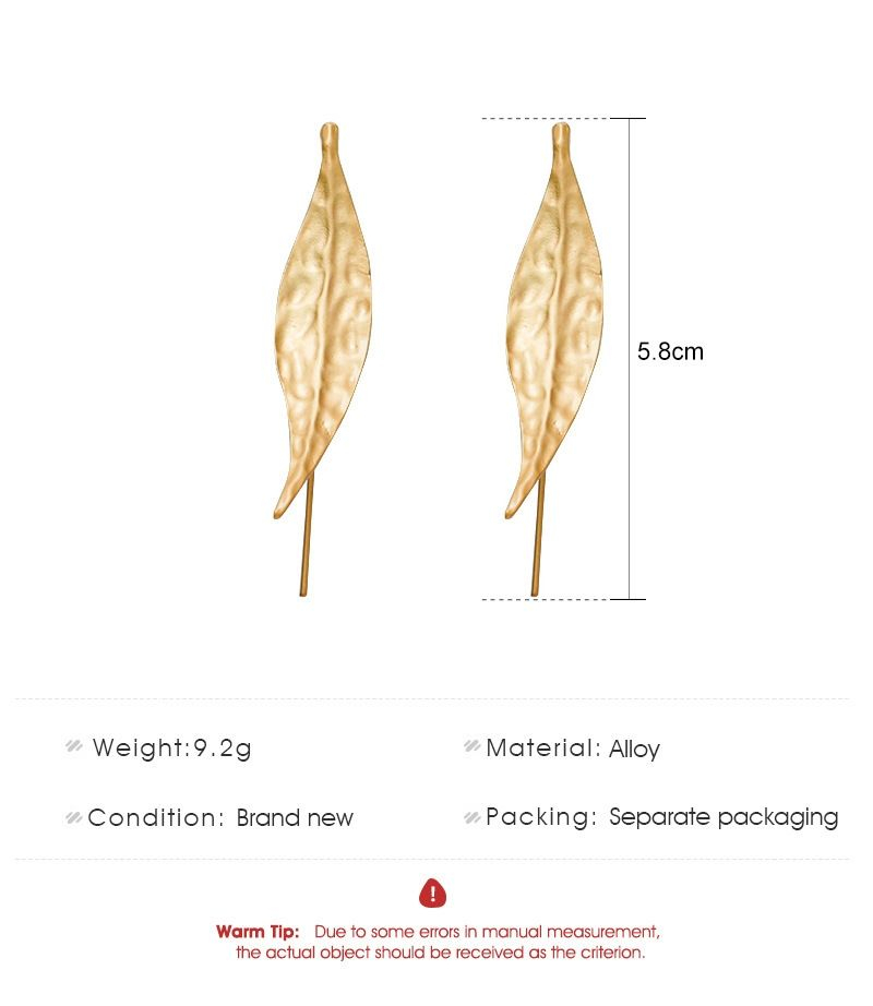 European and American Stylish Leaf Ear Hook – Unique Personality Accessory - Image 5