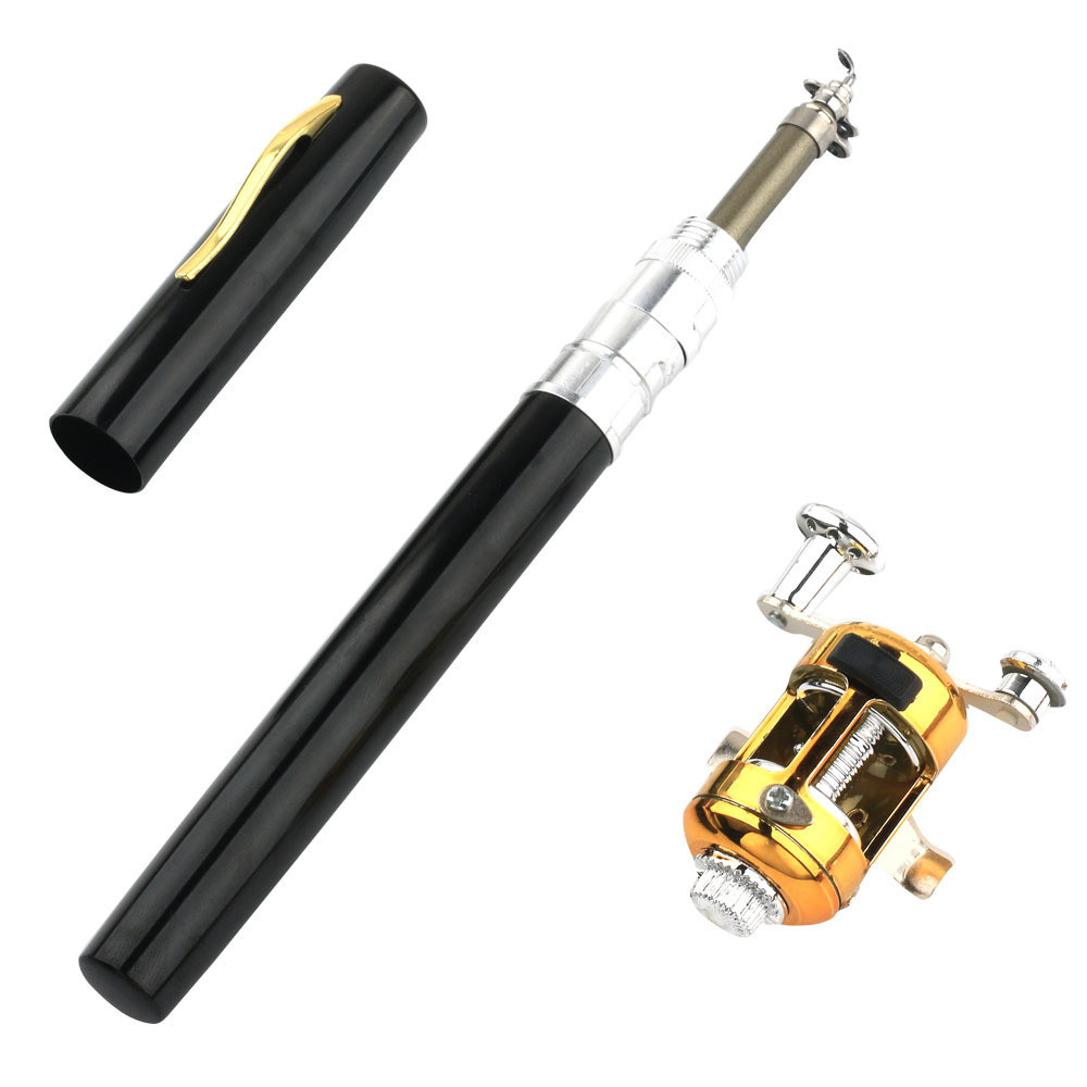 Compact Telescopic Pocket Fishing Rod Kit - 1m Ice & Sea Fishing Rod - Image 14