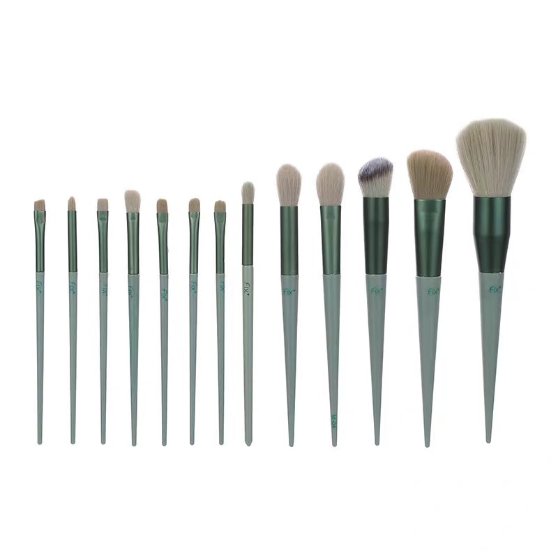 13Pcs Makeup Brush Set - Essential Beauty Tools for Concealer, Blush, Foundation, Eye Shadow & Highlighter - Image 10