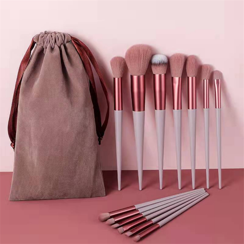 13Pcs Makeup Brush Set - Essential Beauty Tools for Concealer, Blush, Foundation, Eye Shadow & Highlighter - Image 15